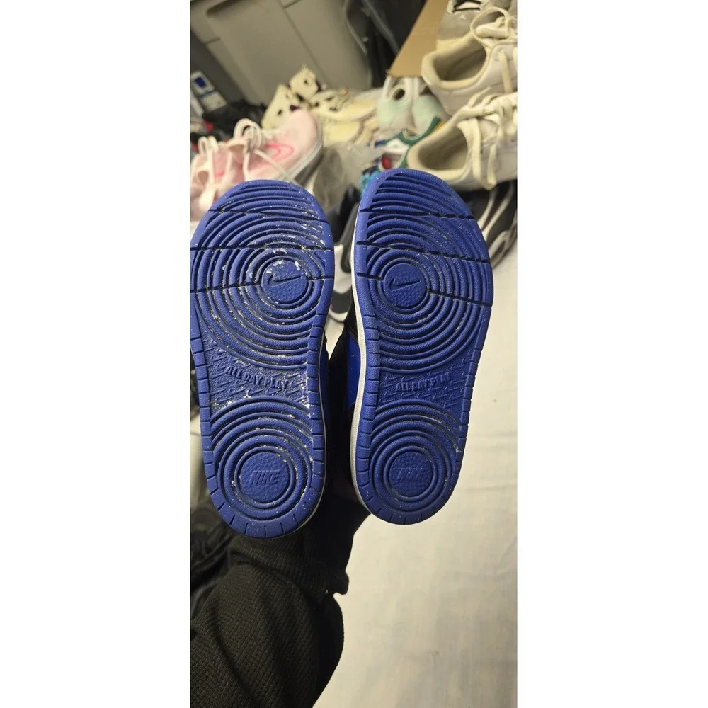 Nike Boys Court Borough Mid 2 Blue Basketball Sneaker Sz 13C - Picture 8 of 8